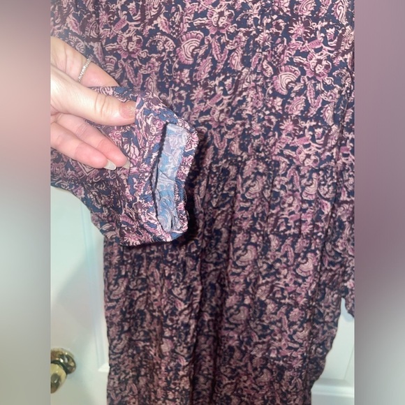 New! Faherty - Isabella Dress - Fiona Block Print 💗 sz XS NWOT - Picture 10 of 16